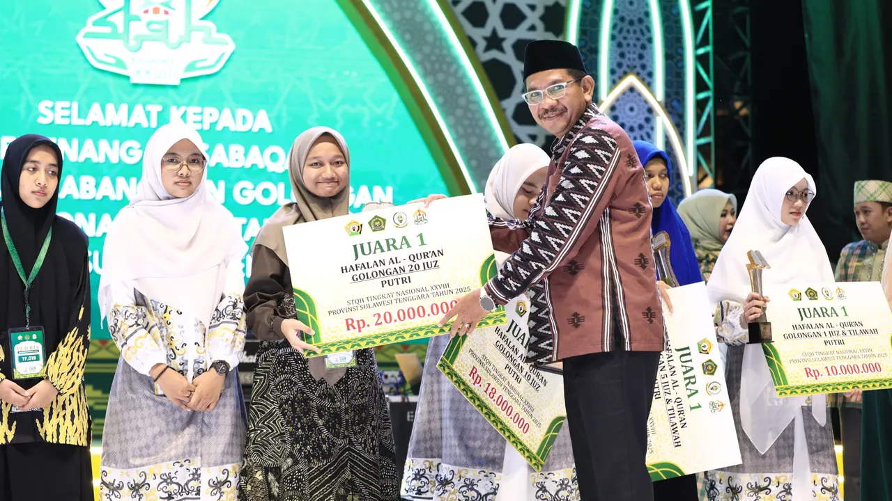 Seleksi Tilawatil Qur’an dan Hadis (STQH) Nasional XXVIII tahun 2025 di Kota Kendari, Sulawesi Tenggara (Istimewa)