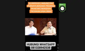 Cek Fakta Liputan6.com mendapati klaim video Presiden Prabowo Subianto dan Menkeu Purbaya Yudhi Sadewa mengumumkan bantuan dana hibah. (Foto: tangkapan layar Facebook)