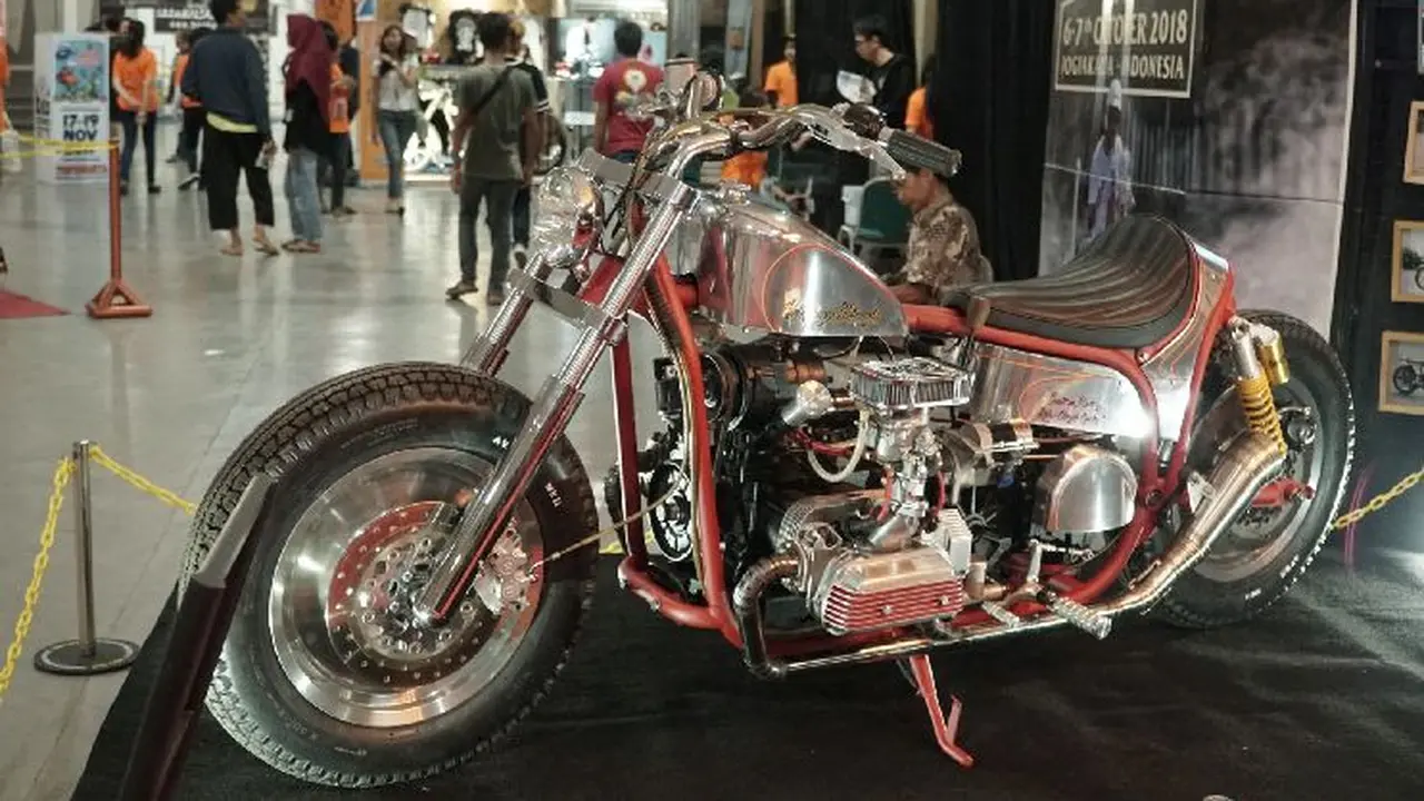 Motor kustom bermesin VW (Foto:Istimewa)