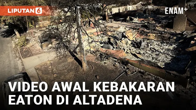 VIDEO: Video Amatir Menangkap Detik-Detik Awal Kebakaran Eaton di Altadena