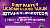 Lomba duet pantun 25-27 Agustus 2021.
