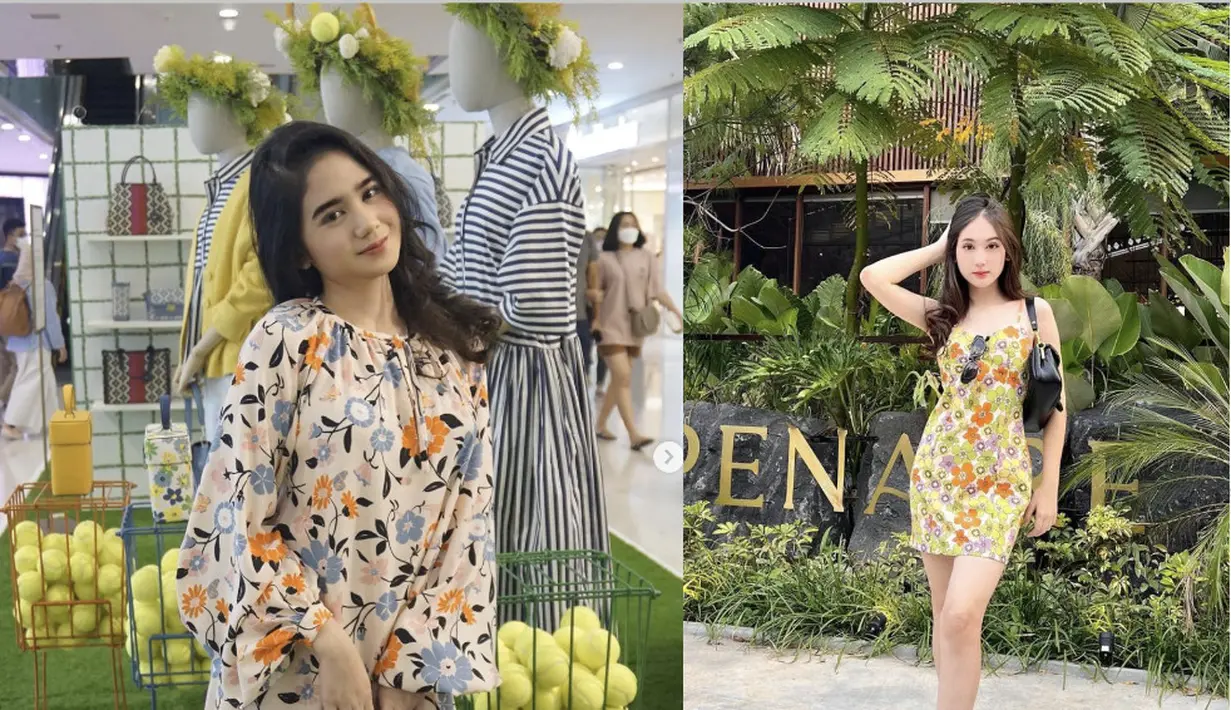 Motif floral juga berhasil menjadi motif yang mempercantik Laura dan Tissa Biani. Tissa lebih memilih dress floral dengan aksen bunga bold dengan potingan ala boho. Sedangkan Laura memilih dress yang memeluk tubuh dengan pas dan dipadukan dengan sepatu heels.  [Foto: Instagram/ @lauramoane @tissabiani]