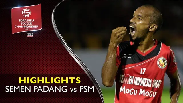 Video highlights antara Semen Padang melawan PSM Makassar yang berakhir dengan skor 2-1 dalam lanjutan Torabika Soccer Championship 2016, Jum'at (29/4/2016). Kemenangan Semen Padang menjadi awal yang sempurna.