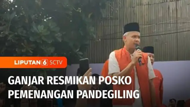 VIDEO: Usai Diumumkan Jadi Bacapres, Ganjar Pranowo Resmikan Posko Pemenangan Pandegiling