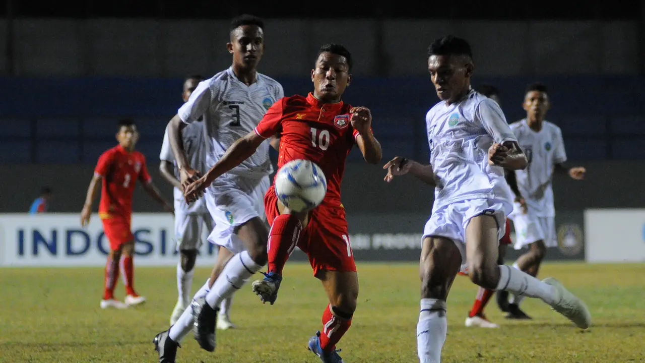 Myanmar, Timor Leste, Piala AFF U-16 2018