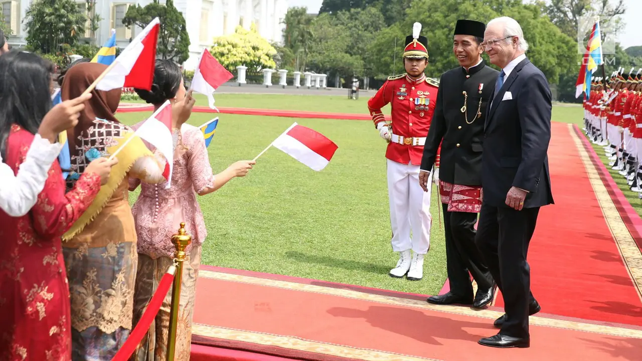 20170522-Jokowi Sambut Raja Swedia di Istana Bogor-Angga