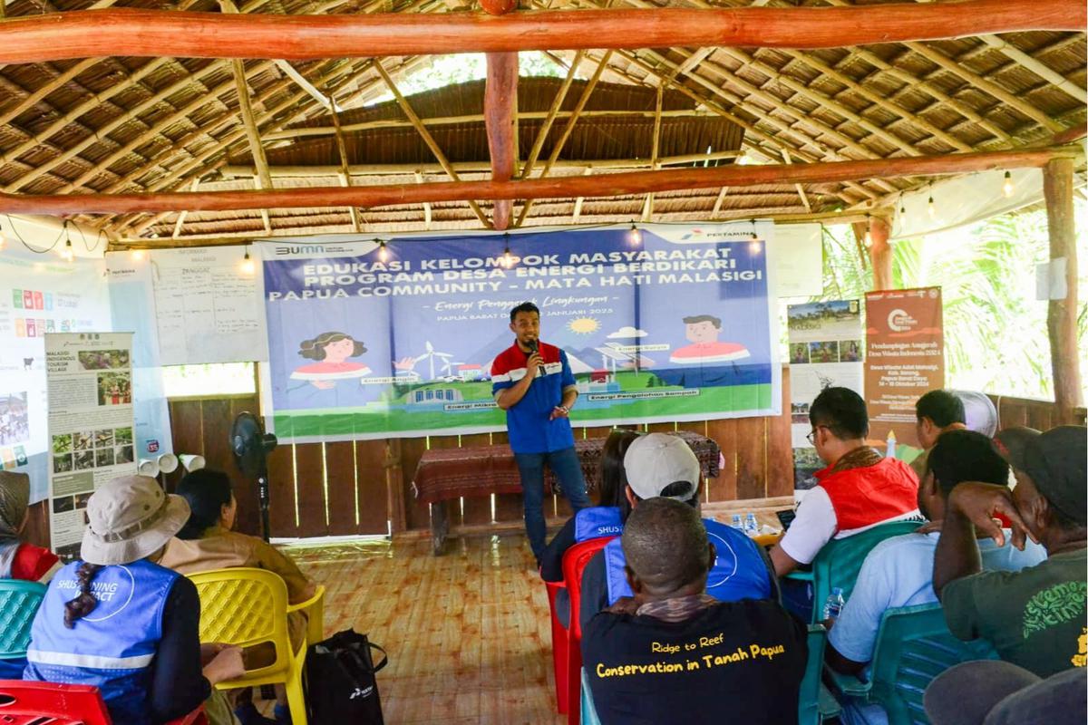 Pertamina Bangun Kampung Adat Malasigi Papua jadi Berdikari Energi