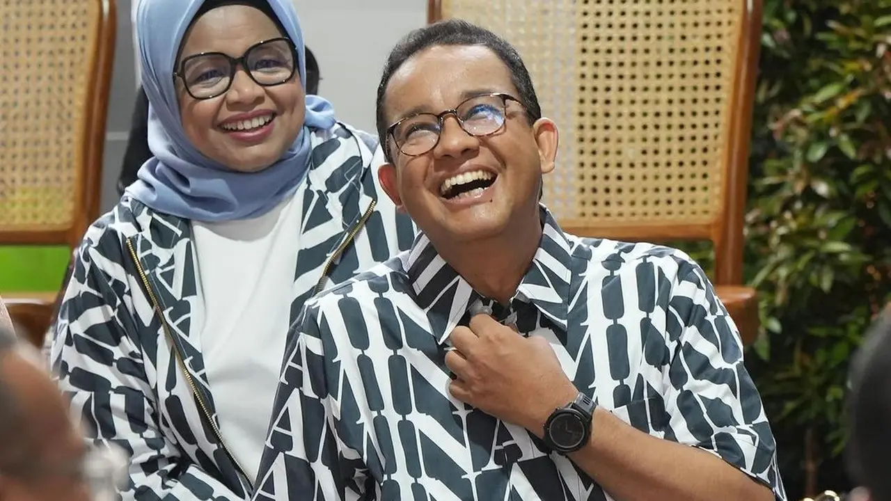 Anies Baswedan Tampil Serasi dengan Fery Farhati dengan Atasan Monogram Amin, Dian Pelangi Kebanjiran Pesanan