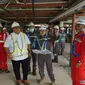 Presiden Komisaris PT PP (Persero) Tbk. Andi Gani Nani Wea melakukan kunjungan kerja ke proyek revitalisasi Terminal 1 Bandara Soetta (dok: PT PP)