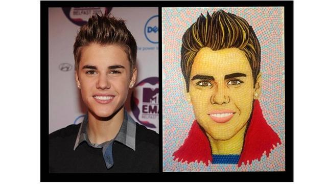 lukisan pakai permen