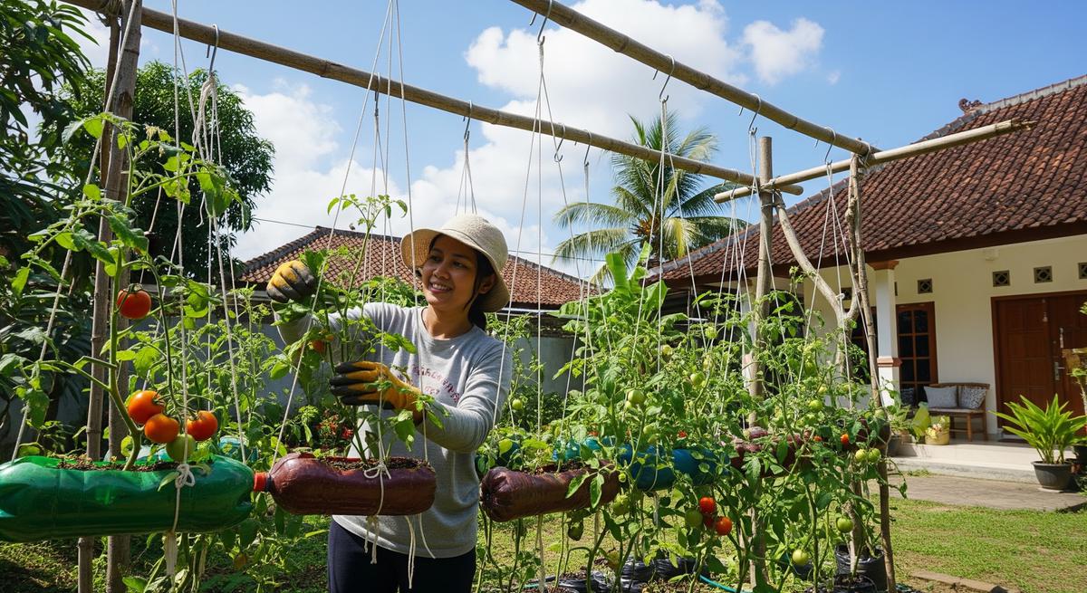 Cara Membuat Kebun Tomat Gantung Anti Roboh saat Angin Kencang, Ini 4 Langkahnya