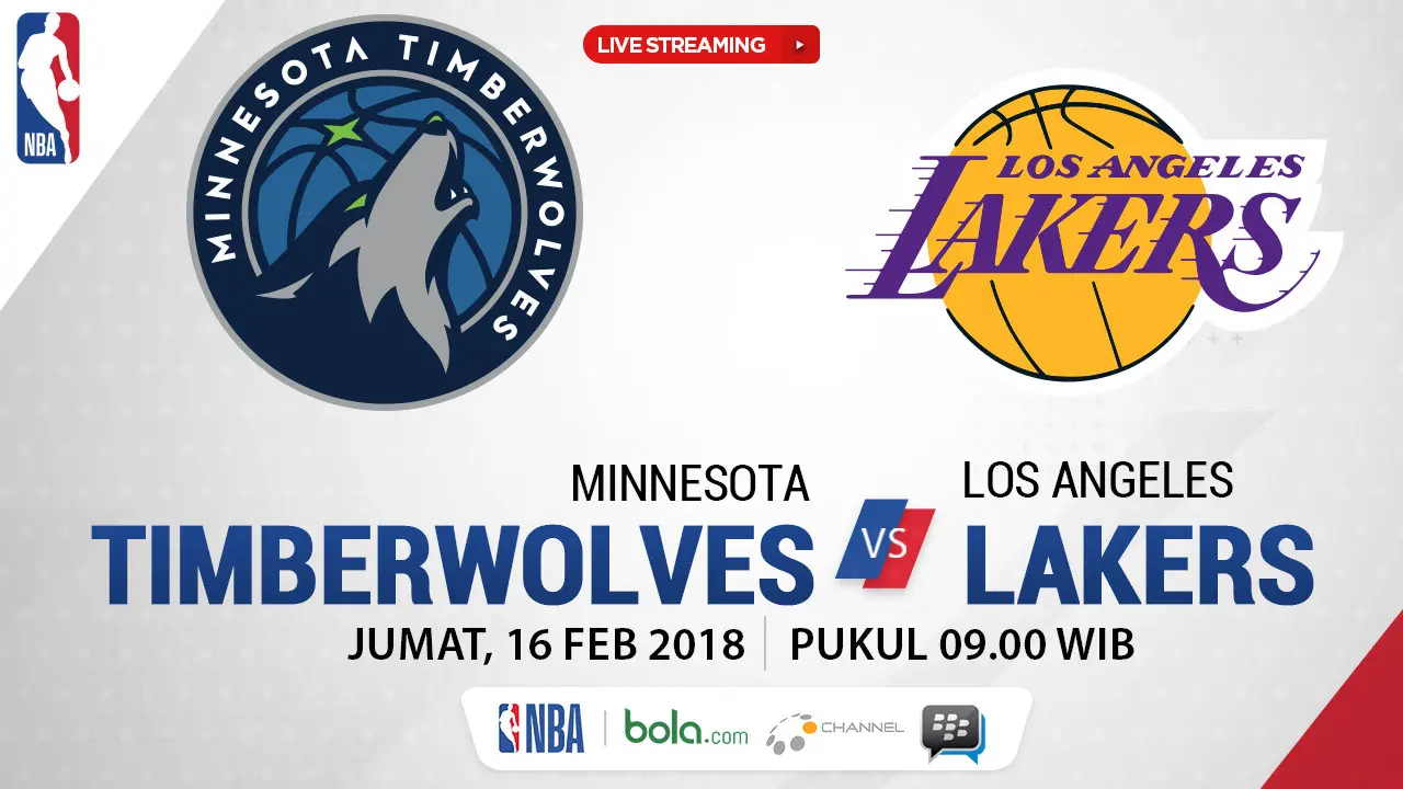 Minnesota Timberwolves Vs Los Angeles Lakers, NBA