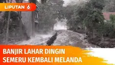 Meski tak begitu besar, banjir lahar dingin yang mengalir di jalan dan pemukiman ini membuat sejumlah warga cemas. Lava panas yang tercampur air hujan membuat banjir ini mengeluarkan asap putih.