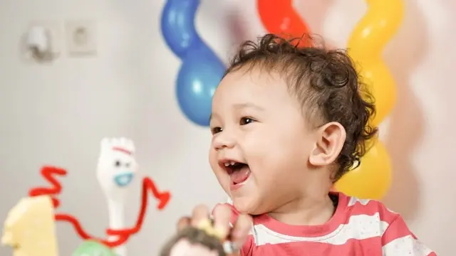 6 Momen Hangat Ulang Tahun Anak Kedua Fandy Christian dan Dahlia Poland, Sederhana