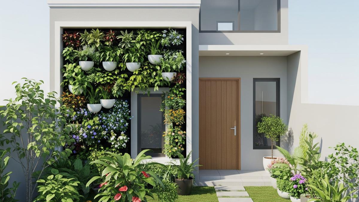 7 Desain Taman Depan Rumah untuk Mengurangi Panas yang Estetik dan Fungsional