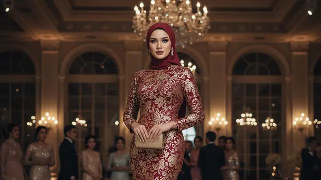 7 Model Dress Brokat Panjang, Anggun dan Elegan untuk Berbagai Acara di 2025