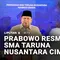 Prabowo Resmikan Kampus SMA Taruna Nusantara di Cimahi
