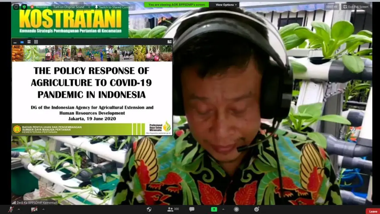Strategi Kementan untuk Menjaga Ketahanan Pangan dan Hadapi Pandemi Covid-19