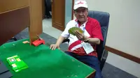 Atlet tertua Indonesia di Asian Games 2018, Michael Bambang Hartono (Liputan6.com/Defri Saefullah)