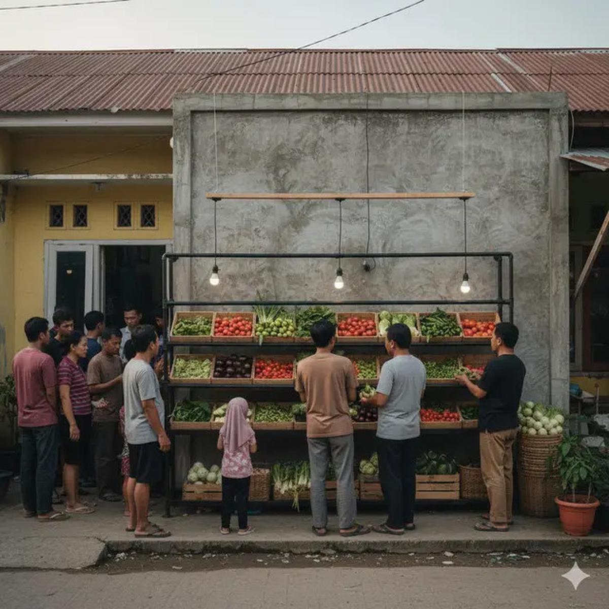 9 Desain Warung Sayur Modern Minimalis, Penataan Rapi dan Menarik