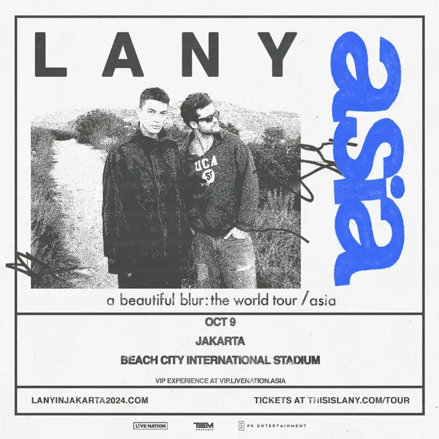 LANY gelar konser di Jakarta. [Foto: Ist]