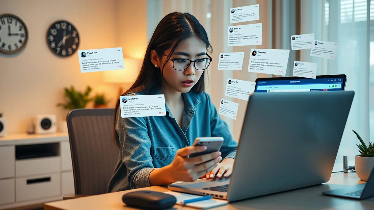 spam chat adalah