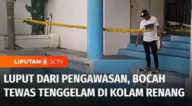 Diduga luput dari pengawasan, seorang bocah di Kabupaten Bekasi, Jawa Barat, tenggelam di wahana kolam renang. Meski sempat dibawa ke klinik, nyawa sang bocah tak bisa diselamatkan.