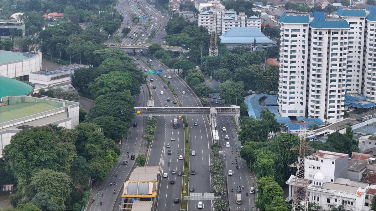 Jalanan Jakarta sepi di hari keempat Lebaran 2025
