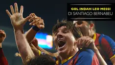 Seperti apa gol indah Lionel Messi saat bertandang ke Santiago Bernabeu? Simak video ini