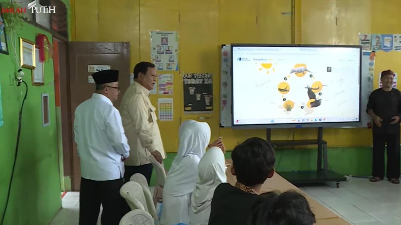 Prabowo Heran: Anggaran Pendidikan Besar, Bagaimana Bisa Satu Sekolah Toiletnya Hanya Satu