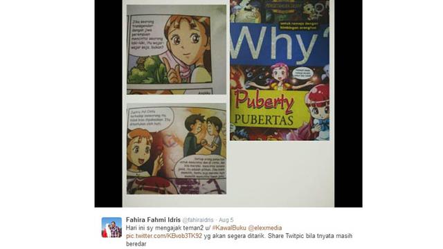 Tweeple Inginkan Buku `Why Puberty` di Tarik dari Peredaran