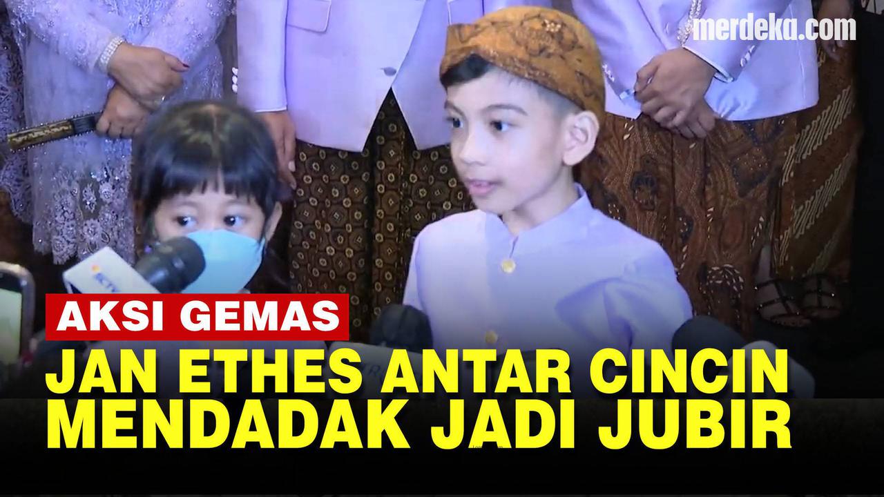 VIDEO: Lucunya! Jan Ethes Antar Cincin Kawin Hingga Jadi 'Jubir' Pernikahan Kaesang
