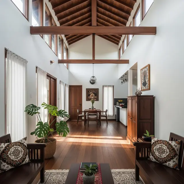 9 Model Rumah 1 Lantai dengan Plafon Tinggi Biar Adem, Sejuk di Iklim Tropis