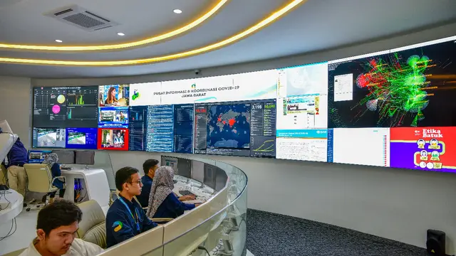 Pusat Informasi dan Koordinasi COVID-19 Jabar Resmi Beroperasi.