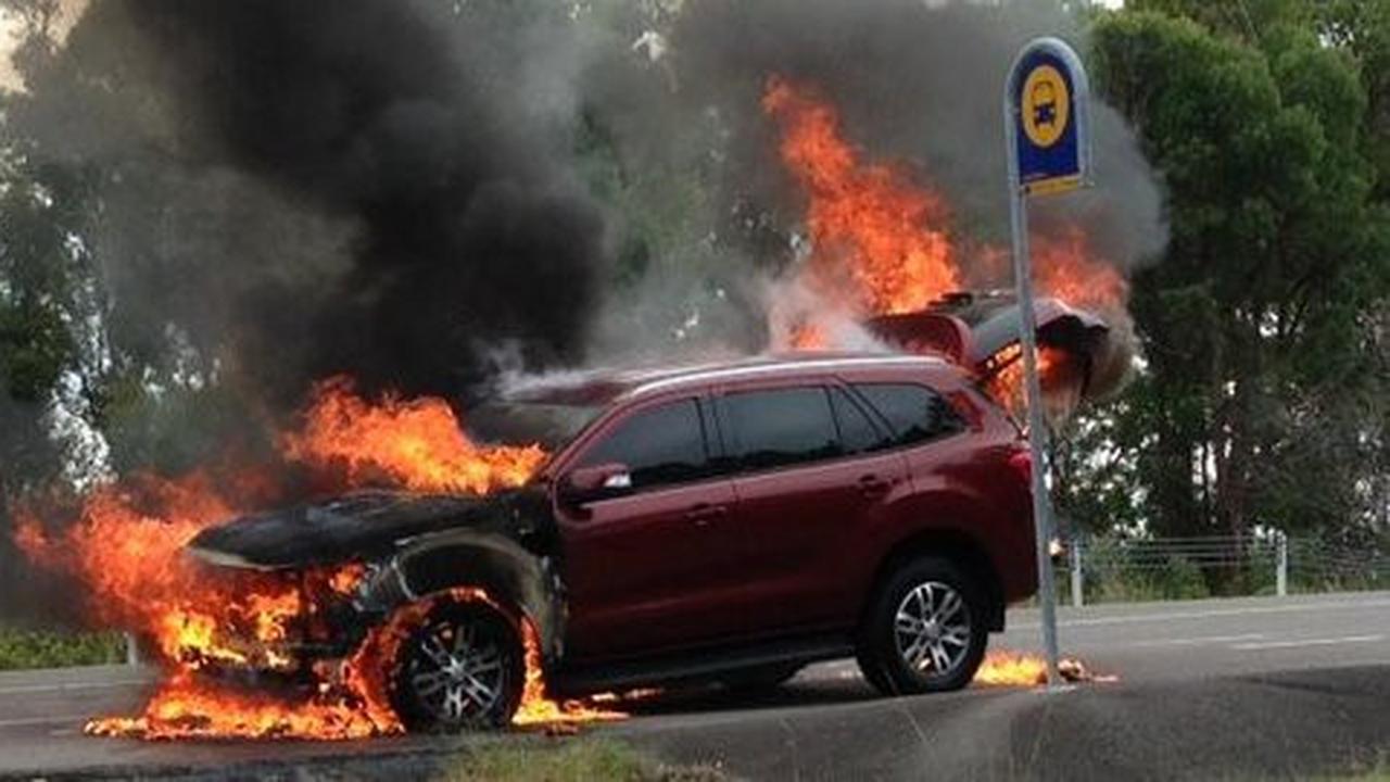 Jalani test drive, New Ford Everest malah terbakar