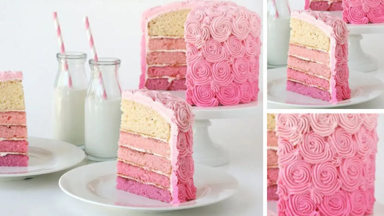 Ombre Cake (c) susanndickinson/pinterest