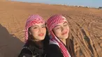 Dikenal sering memamerkan rambut panjang, Aaliyah Massaid terlihat mengenakan sorban hingga kerudung. Namun putri Reza Artamevia itu hanya mengenakannya sebatas fashion. (Liputan6.com/IG/@aaliyahmassaid)
