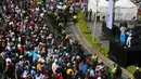 Nantinya, usai prosesi pelantikan, Presiden dan Wakil Presiden periode 2024-2029 Prabowo Subianto-Gibran Rakabuming Raka akan melewati panggung-panggung tersebut. (merdeka.com/Arie Basuki)