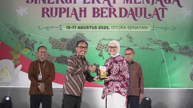 Dorong Perluasan Akses Rupiah ke Seluruh Indonesia, Pegadaian Raih Apresiasi Bank Indonesia
