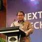 Rudiantara, saat memberikan sambutan di ZTE & Mastel “Next Generation Broadband-5G Forum". (Jeko Iqbal Reza/Liputan6.com)