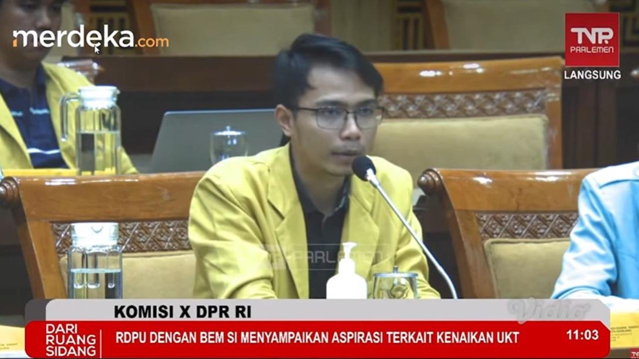 VIDEO: TAJAM! Mahasiswa Unsoed Bongkar Biaya UKT Mahal di DPR "Gimana Kita Enggak Marah!"