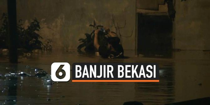 VIDEO: Tanggul Jebol Ratusan Rumah di Bekasi Timur Terendam