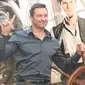 Hugh Jackman tengah mempromosikan film barunya, Pan di Hong Kong. Senin (28/9/2015) sore ia hadir di mall Times Square, Causeway Bay, Hong Kong. (Ade Irwansyah/Liputan6.com)