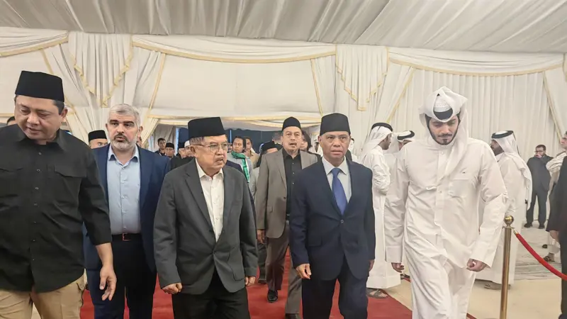 Jusuf Kalla (JK) mengikuti takziyah atas meninggalnya tokoh pimpinan Hamas, Ismail Haniyeh.