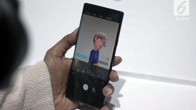 Galaxy Note 9 juga hadirkan fitur AR. Liputan6.com/ Aditya Eka Prawira