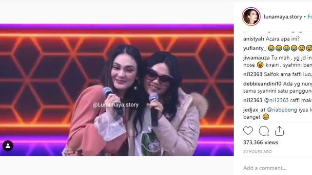 Bertemu Syahrini, Luna Maya: Semoga Selalu Rukun dan 