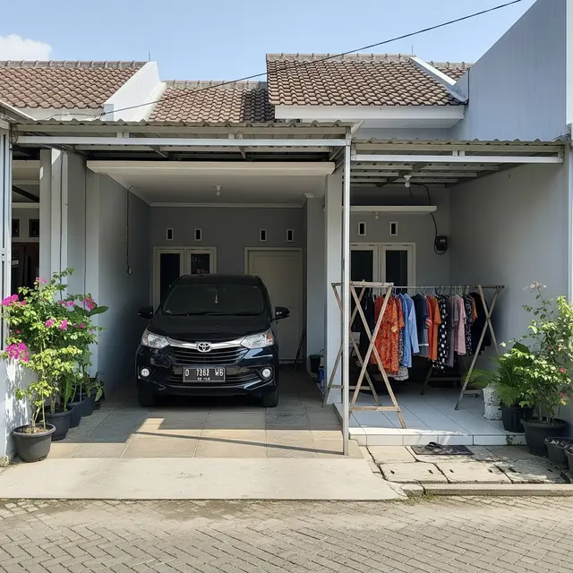 9 Desain Carport Multifungsi Bisa untuk Jemuran, Solusi Hemat Lahan