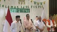 Bakal calon presiden (capres) Anies Baswedan saat menghadiri acara di Kantor DPP PKS Jakarta dan menyebut Koalisi Perubahan saat ini sudah di tahap membahas arah ke depan serta visi dari Partai NasDem, Partai Demokrat, dan Partai Keadilan Sejahtera (PKS).