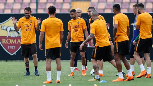 Semangat Pemain AS Roma Jelang Jamu Liverpool di Olimpico