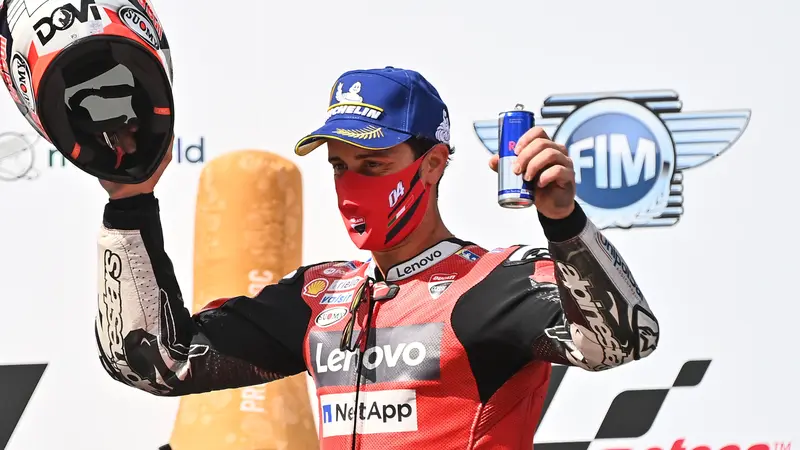 Andrea Dovizioso Rajai MotoGP Austria, Valentino Rossi Finis ke-5